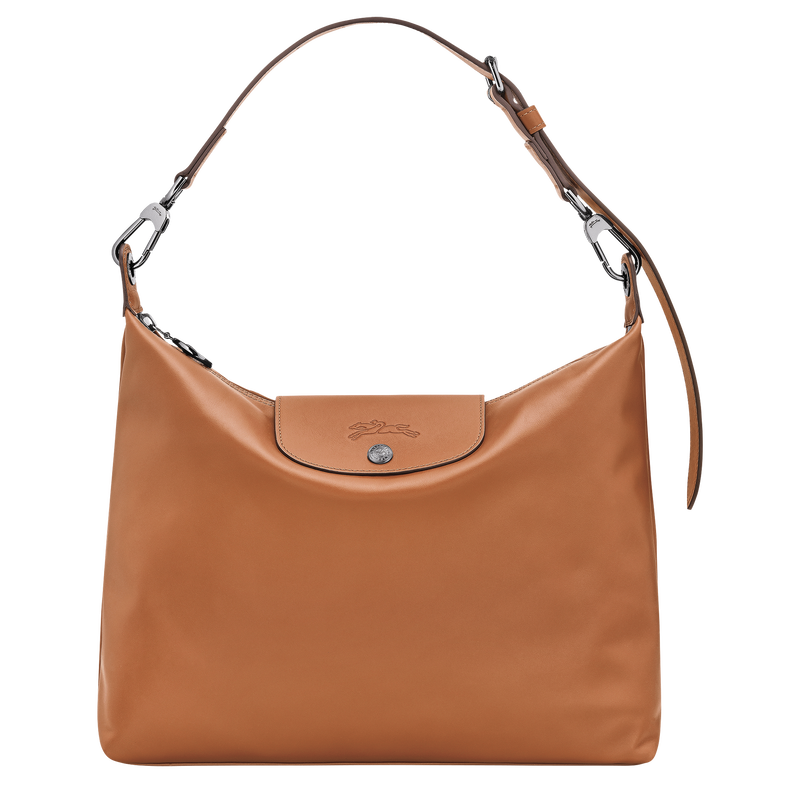 Le Pliage Xtra M Hobo bag , Cashew - Leather  - View 1 of  5
