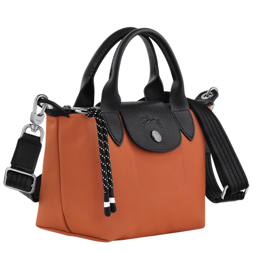 Le Pliage Energy XS Handbag , Sienna - Recycled canvas - View 3 of  6
