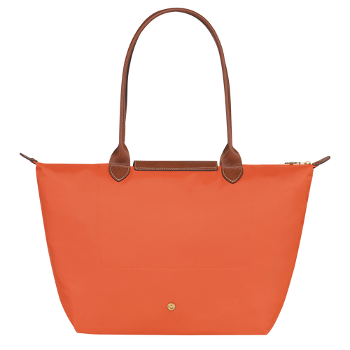 Le Pliage Original L Tote bag , Orange - Recycled canvas - View 4 of 7