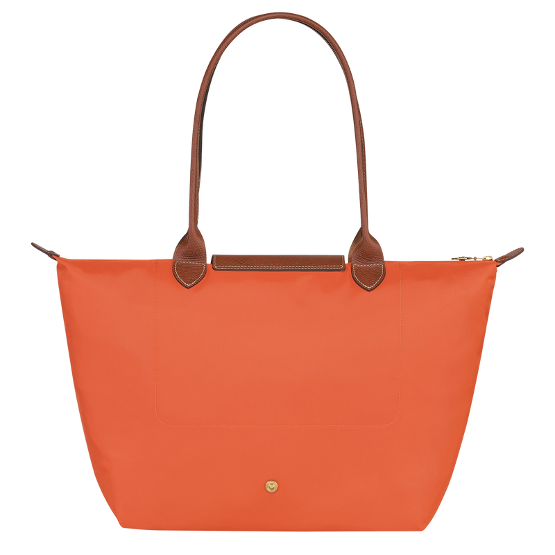 Le Pliage Original L Tote bag , Orange - Recycled canvas  - View 4 of 7