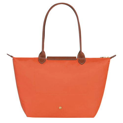 Le Pliage Original L Tote bag , Orange - Recycled canvas - View 4 of 7