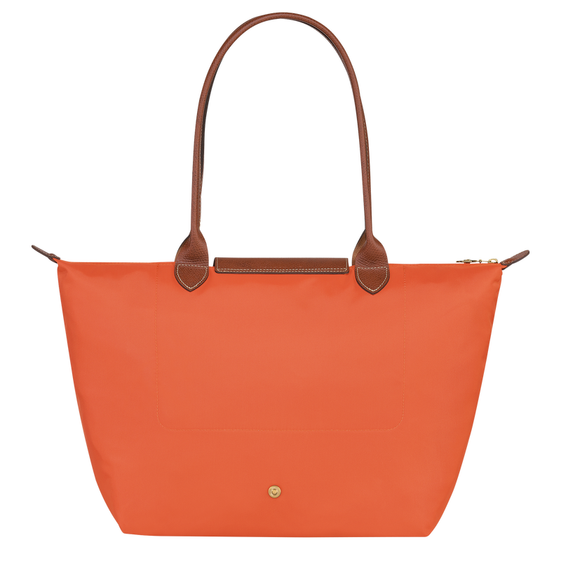 Le Pliage Original L Tote bag , Orange - Recycled canvas  - View 4 of 7