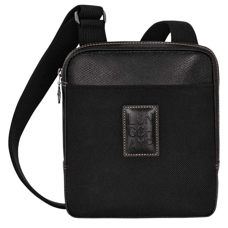 Boxford Crossbodytas XS , Zwart - Gerecycled canvas  - Weergave 1 van  5