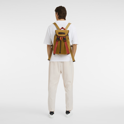 Longchamp 3D Rucksack M, Tabak