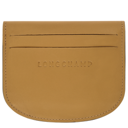 Épure Card holder , Nutmeg - Leather