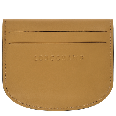 Karten-Etui Épure , Leder - Muskat