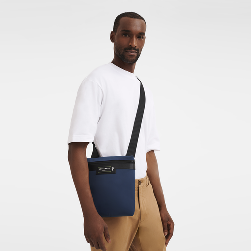 Le Pliage Energy S Crossbody bag , Navy - Recycled canvas - View 2 of 6