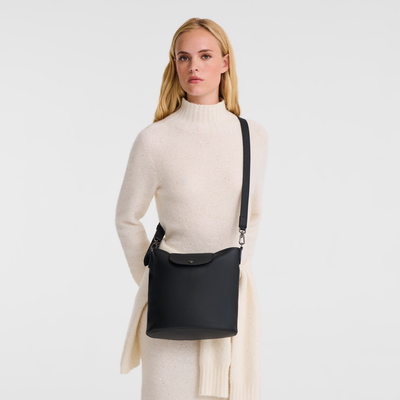 Le Pliage Xtra Shoulder bag , Black - Leather