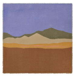 Caroline H&eacute;lain x Longchamp Stole , Cognac - Silk