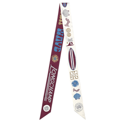 Catch The Parisian Wave Headband , Burgundy - Silk