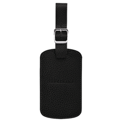 Etiqueta de bagagem Le Foulonn&eacute; , Pele - Preto