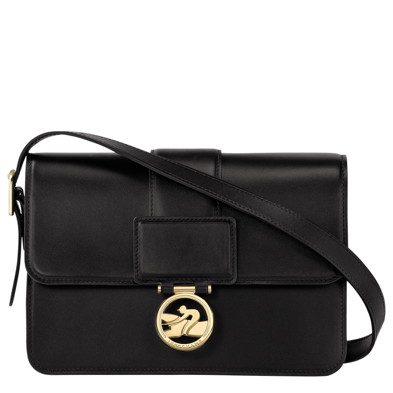 Box-Trot M Crossbody bag , Black - Leather  - View 1 of  6