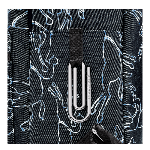 Le Pliage Collection L Backpack , Navy - Canvas - View 6 of  6