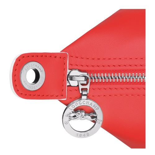 Handtasche S Le Pliage Xtra , Leder - Rot - Ansicht 6 von 6