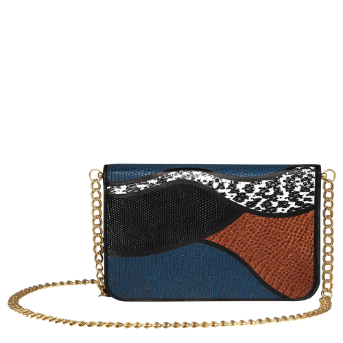 Portefeuille aan ketting, 127 Blauw Portefeuille aan ketting, 127 Blauw, hi-res