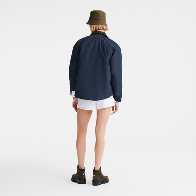 null Gewatteerde blouson, Marine/Artisjok