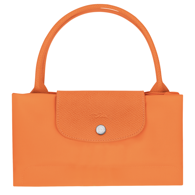 Le Pliage Green M Handbag Orange - Recycled canvas | Longchamp US