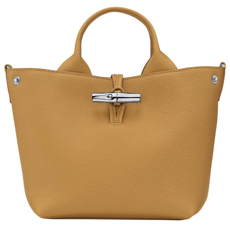 Sac à main S Le Roseau , Cuir - Muscade  - Vue 5 de 6