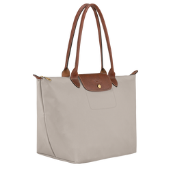 Le Pliage Original L Tote bag , Pebble - Recycled canvas