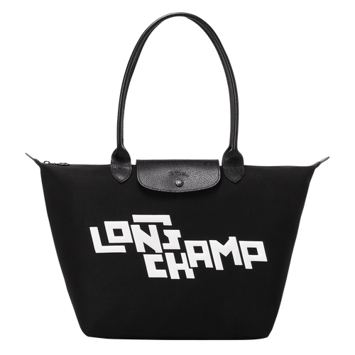Sac porté épaule, Noir/Blanc - Vue 1 de 3 Sac porté épaule, Noir/Blanc, hi-res - Vue 1 de 3