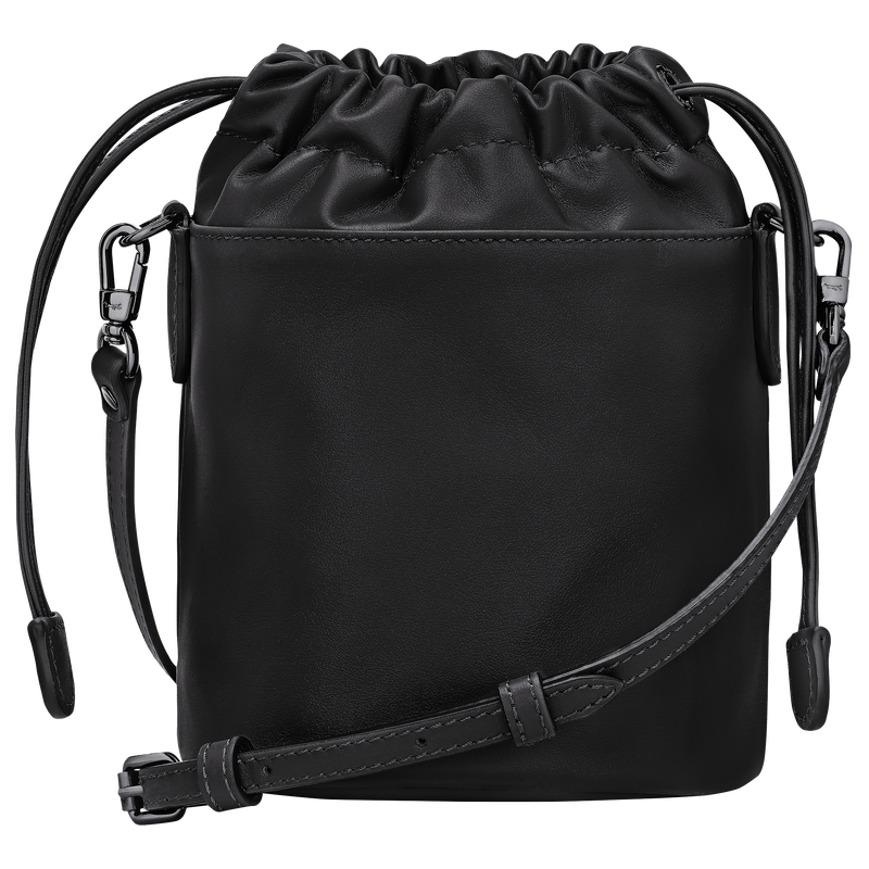 Sac seau XS Le Pliage Xtra , Cuir - Noir  - Vue 4 de 6
