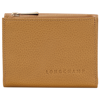 Le Foulonné Compact wallet, Nutmeg