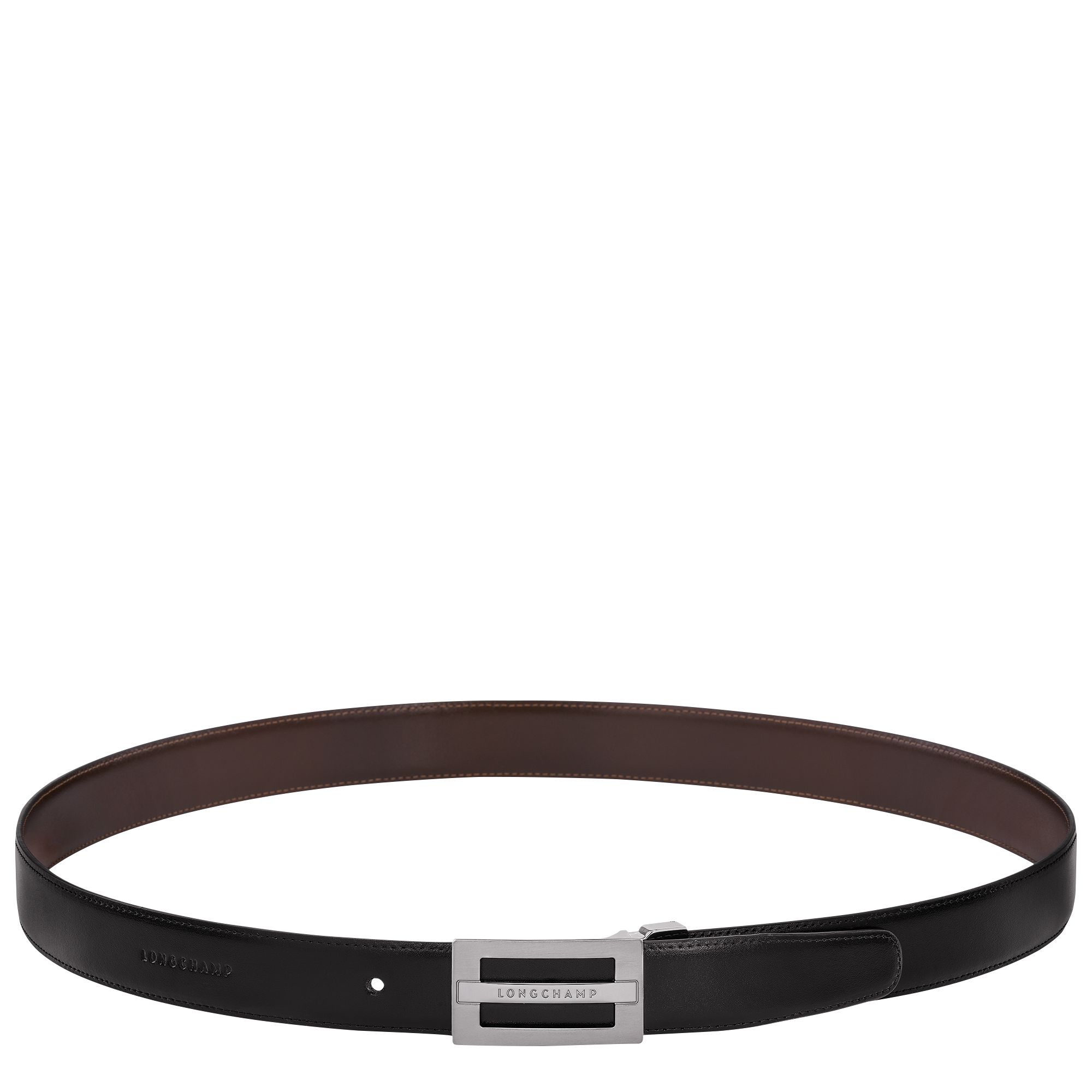 Men's belt, Black/Mocha - View 3 of
5 - zoom in Delta Box Men's belt, Black/Mocha