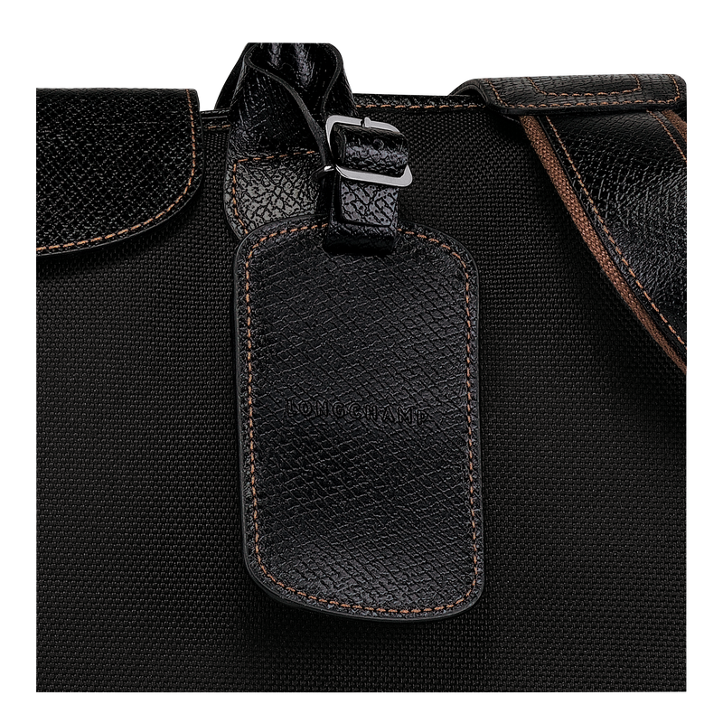 Reisetasche L Boxford , Recyceltes Canvas - Schwarz  - Ansicht 6 von 6