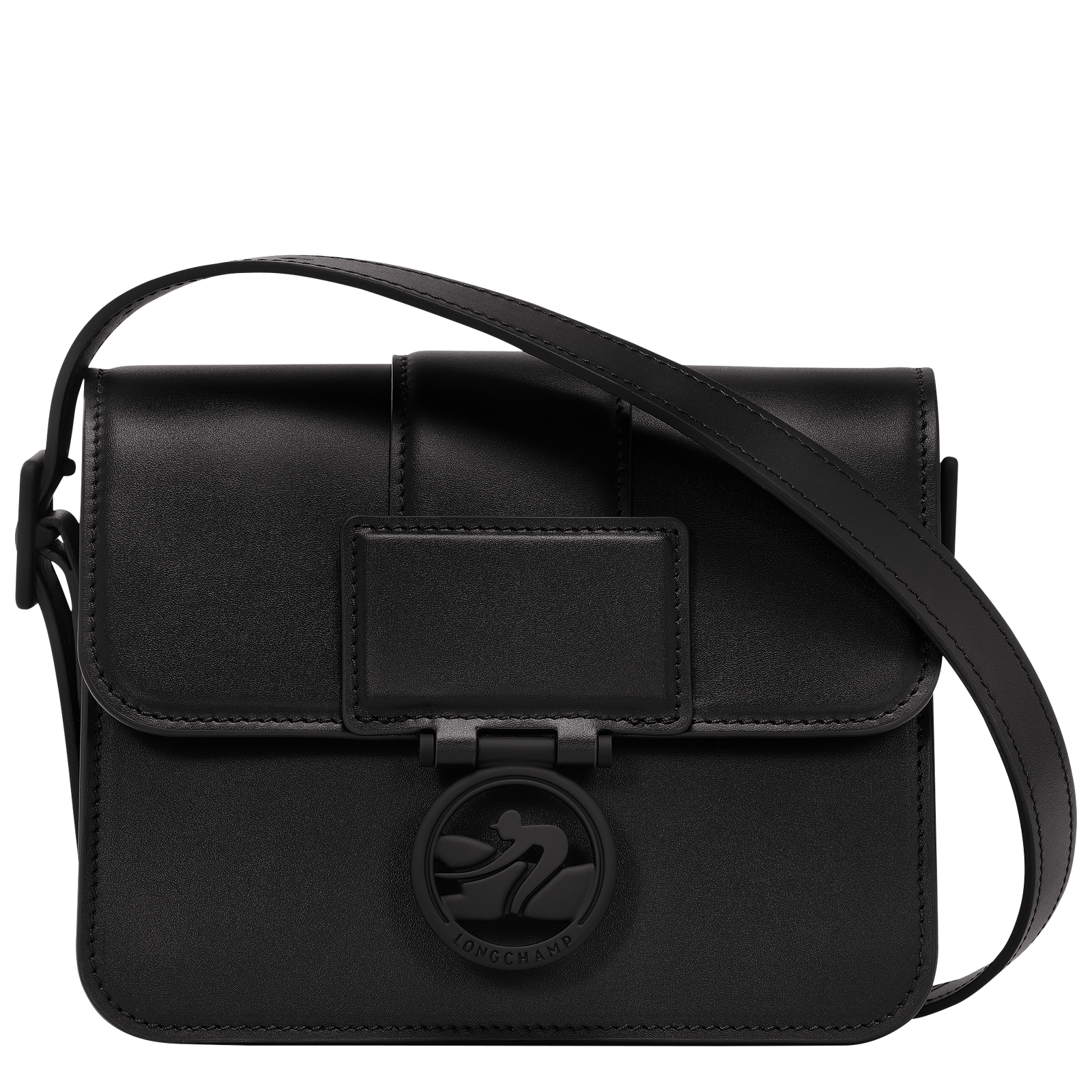 Box Trot S Crossbody bag Black Leather Longchamp US