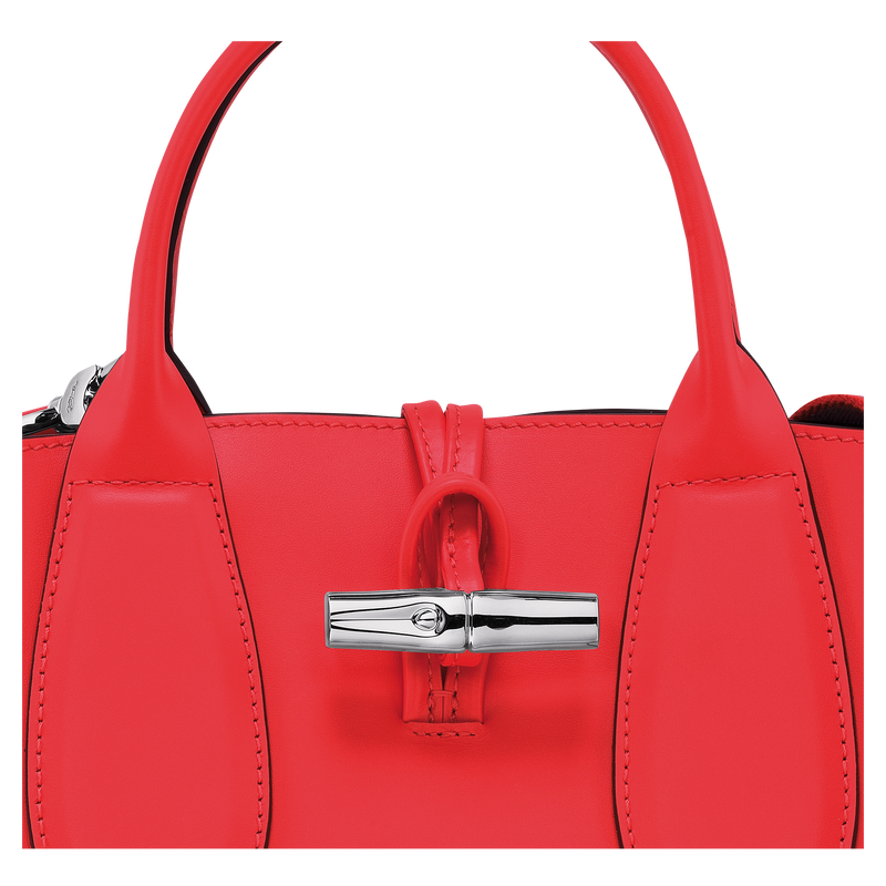 Roseau S Handbag Red - Leather (10095HCN545)