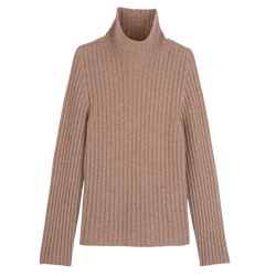 High neck sweater , Pink Tea - Knit