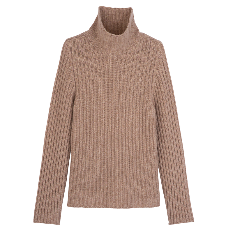 High neck sweater , Pink Tea - Knit  - View 1 of  4