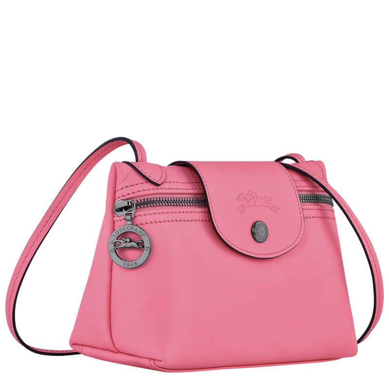 Le Pliage Xtra XS Crossbody bag , Pink - Leather  - View 3 of  5