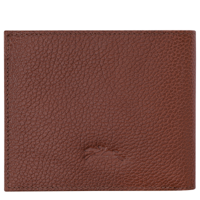 Le Foulonn&eacute; Wallet , Coffee - Leather
