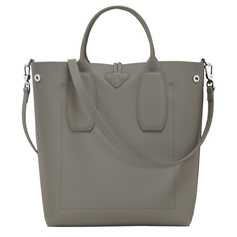 Roseau M Crossbody bag , Turtledove - Leather  - View 4 of  4