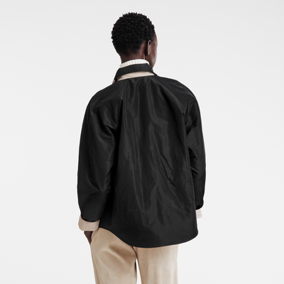 null Padded blouson, Black/Mahogany