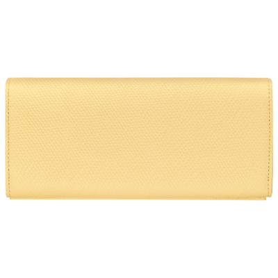 Le Roseau Long continental wallet , Yellow Chick - Leather