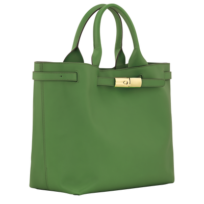 Le Smart L Handbag , Matcha - Leather
