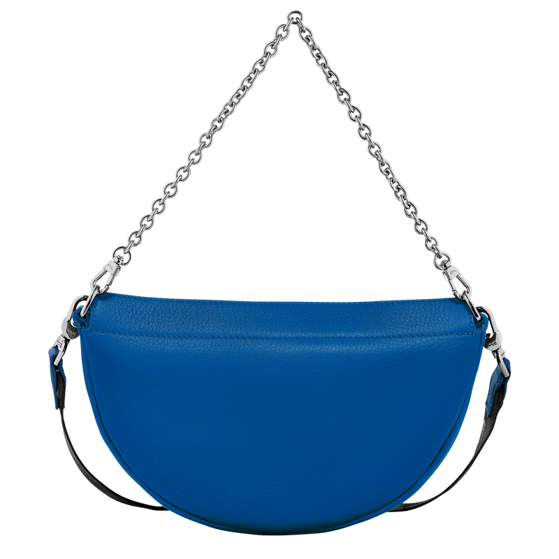 Smile S Crossbody bag , Electric Blue - Leather  - View 4 of  4