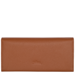 Le Foulonné 系列 長型錢包 , 淡紅褐色 - 皮革
