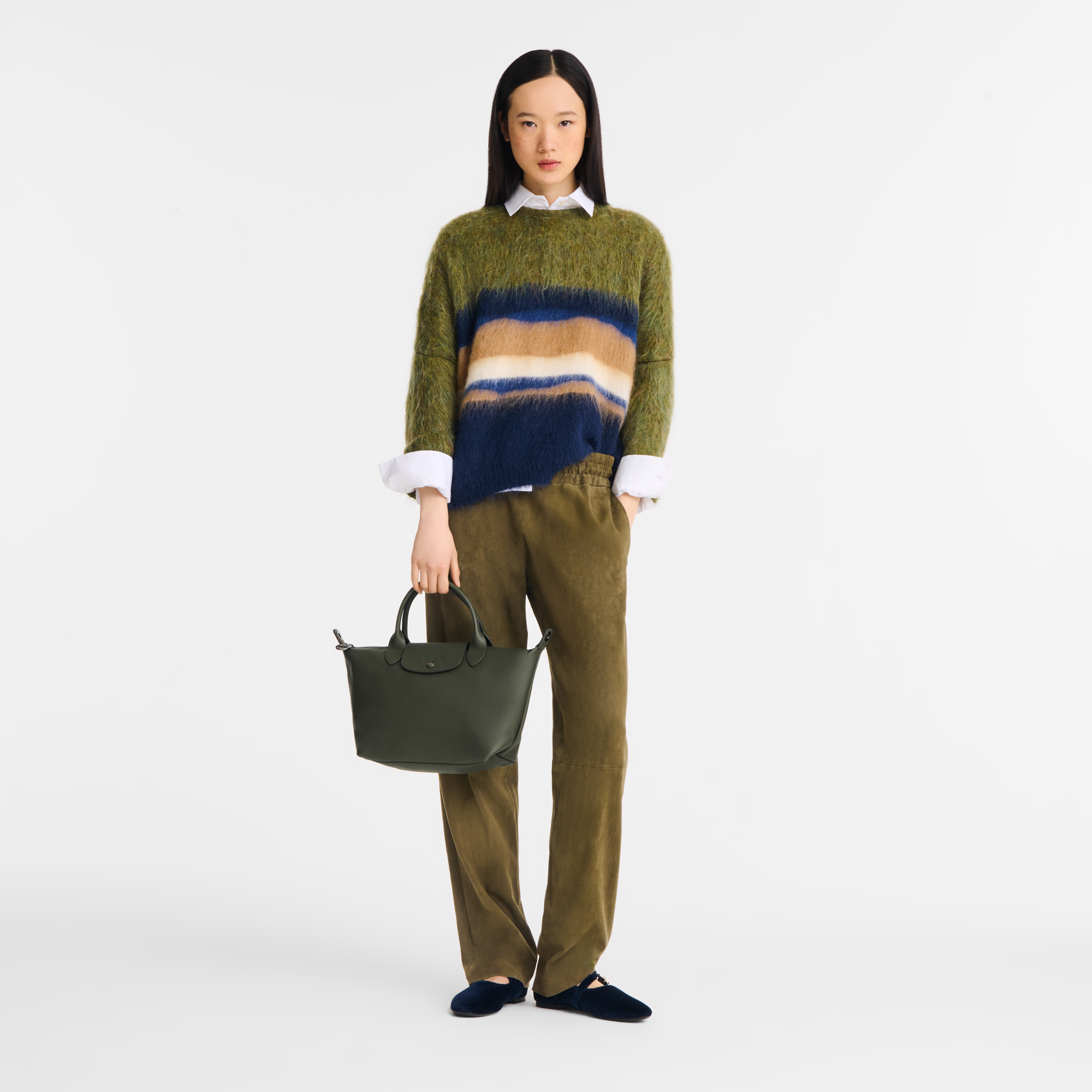 Le Pliage Xtra S Handbag Fir - Leather | Longchamp US Le Pliage Xtra S Handbag Fir - Leather | Longchamp US