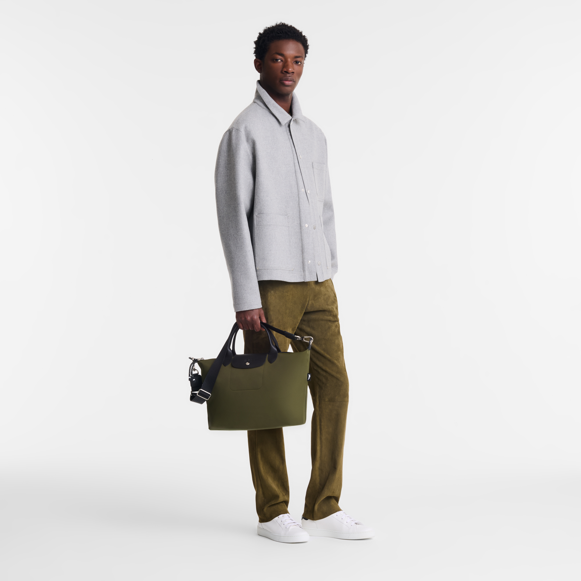 Le Pliage Energy Borsa con manico L,  Kaki