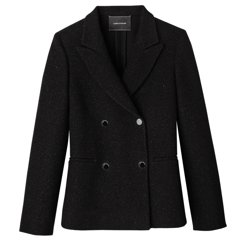 Jacket , Black - Bouclé  - View 1 of  4