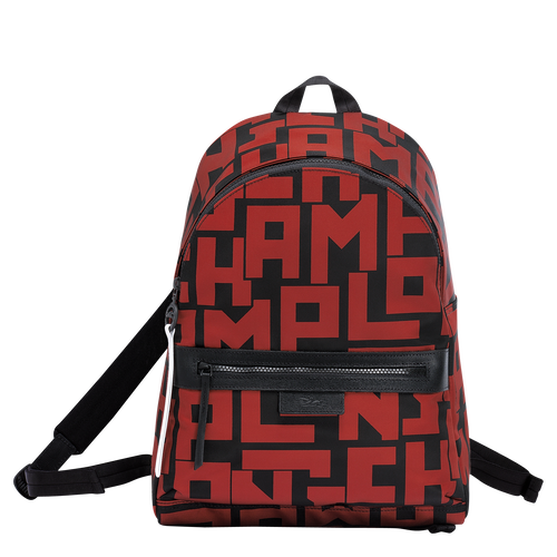 Backpack M, Black/Brick View 1 of Backpack M, Black/Brick, hi-res