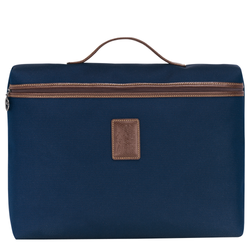 Boxford S Briefcase , Blue - Recycled canvas - View 1 of  4