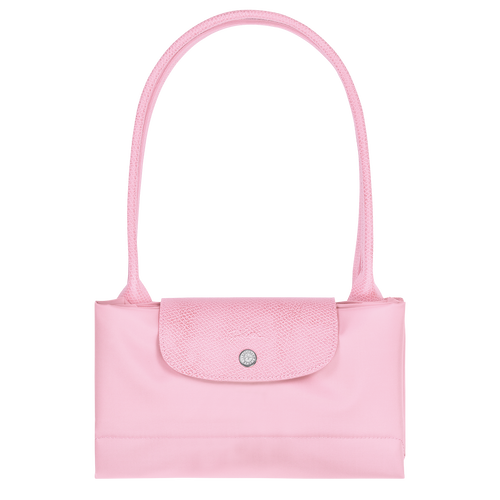 Le Pliage Green L Tote bag , Pink - Recycled canvas - View 5 of 5