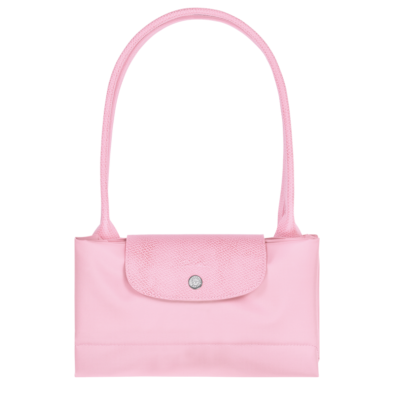 Le Pliage Green L Tote bag , Pink - Recycled canvas  - View 5 of 5