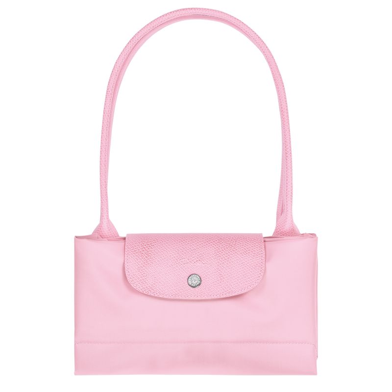 Le Pliage Green L Tote bag , Pink - Recycled canvas  - View 5 of  5