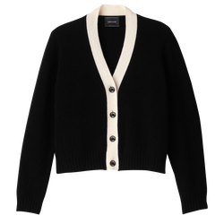 Strickjacke , Andere - Schwarz/Elfenbein