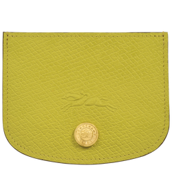 Épure Card holder , Kiwi Green - Leather